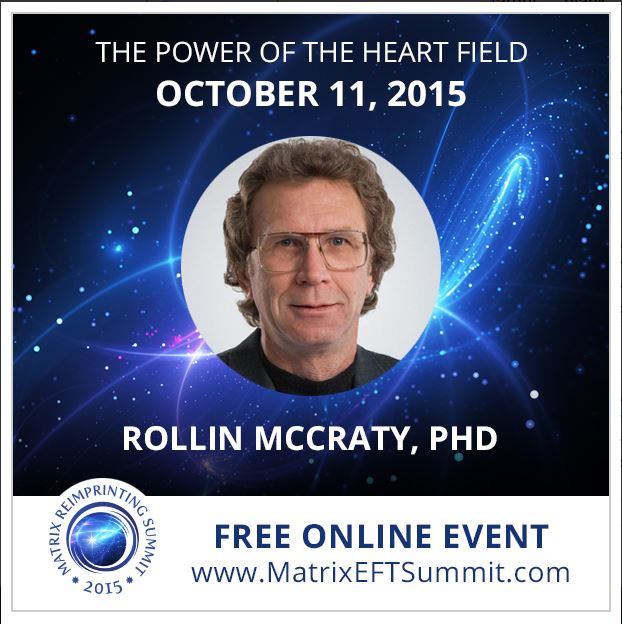 Rollin McCraty, discussing heart resonance on the Matrix EFT World Summit