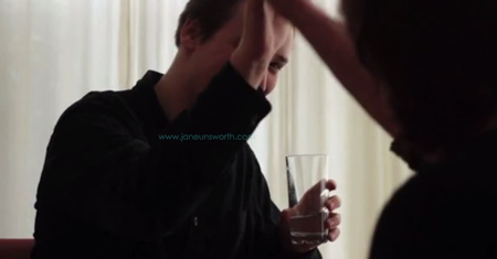 Client giving a high-five at the end of overcoming a blood phobia