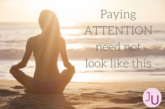 paying attention need not involve meditation