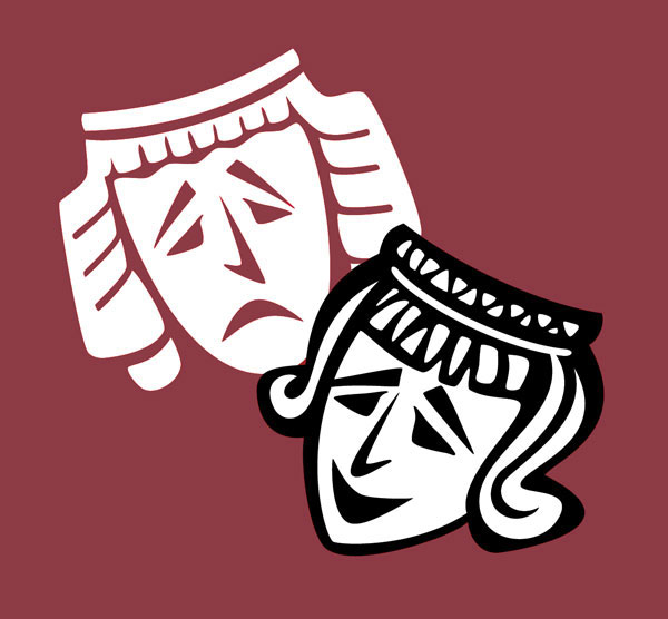 theatre-masks-women-performers-audition-nerves